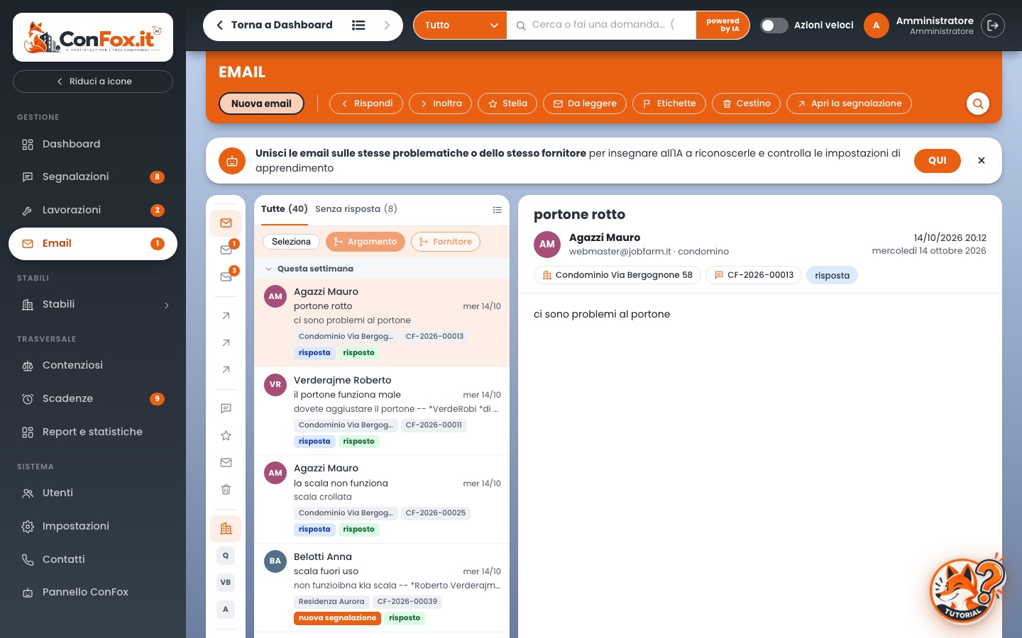 Traduzione automatica in ConFox